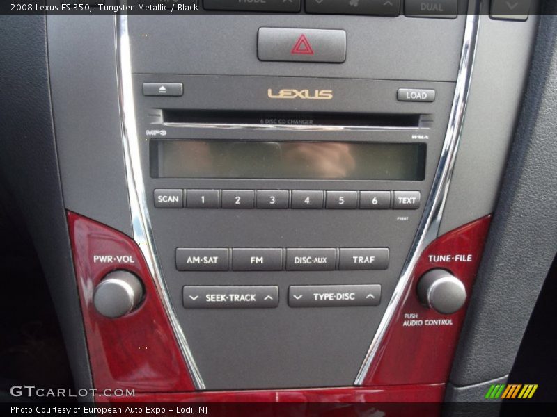 Tungsten Metallic / Black 2008 Lexus ES 350