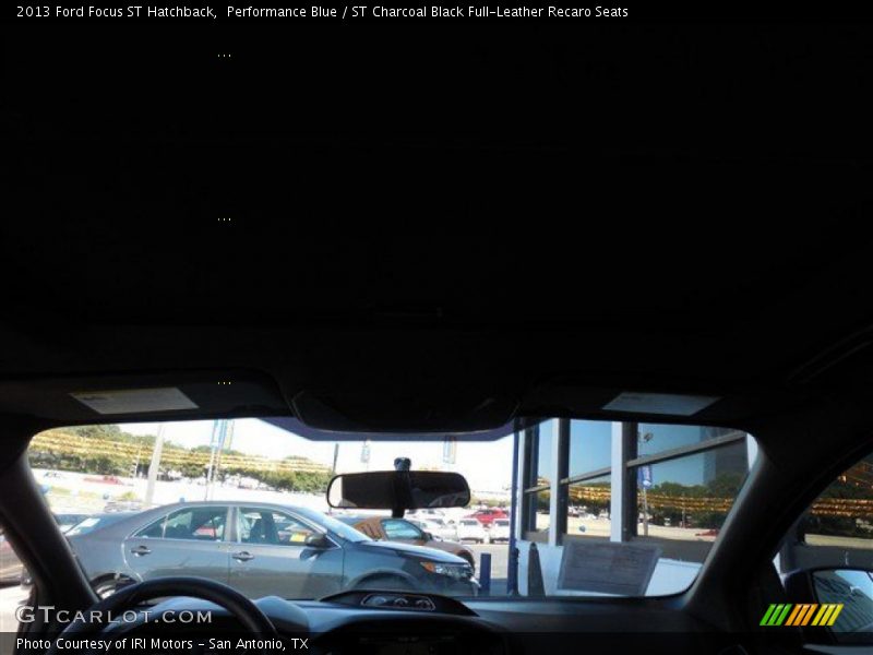 Performance Blue / ST Charcoal Black Full-Leather Recaro Seats 2013 Ford Focus ST Hatchback