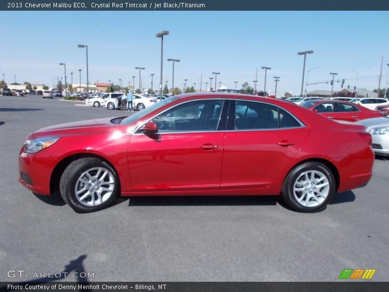 Crystal Red Tintcoat / Jet Black/Titanium 2013 Chevrolet Malibu ECO