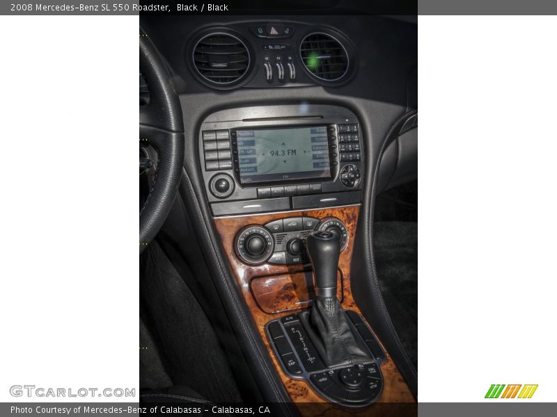 Black / Black 2008 Mercedes-Benz SL 550 Roadster