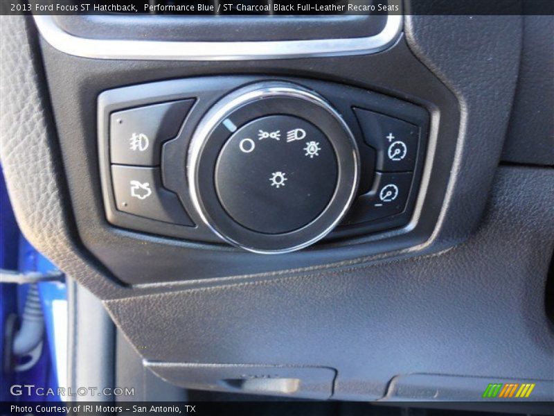 Performance Blue / ST Charcoal Black Full-Leather Recaro Seats 2013 Ford Focus ST Hatchback