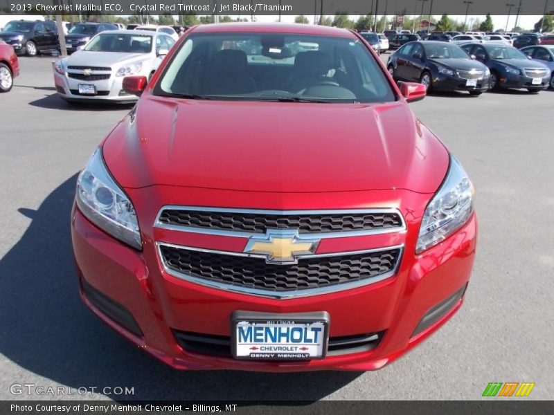 Crystal Red Tintcoat / Jet Black/Titanium 2013 Chevrolet Malibu ECO