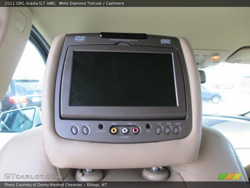 White Diamond Tintcoat / Cashmere 2011 GMC Acadia SLT AWD
