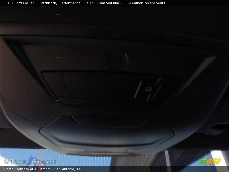 Performance Blue / ST Charcoal Black Full-Leather Recaro Seats 2013 Ford Focus ST Hatchback