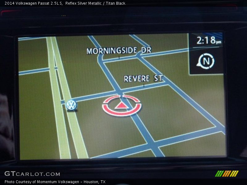 Reflex Silver Metallic / Titan Black 2014 Volkswagen Passat 2.5L S