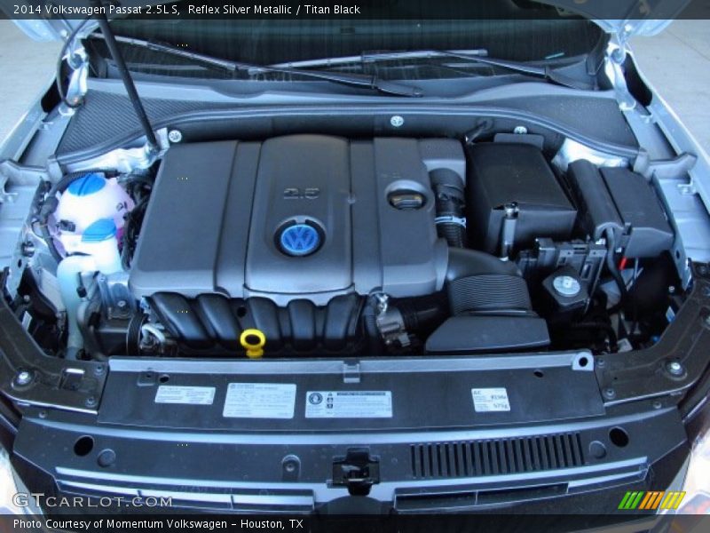  2014 Passat 2.5L S Engine - 2.5 Liter DOHC 20-Valve VVT 5 Cylinder