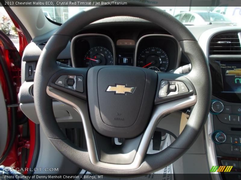 Crystal Red Tintcoat / Jet Black/Titanium 2013 Chevrolet Malibu ECO