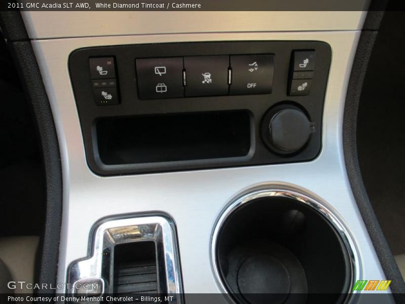 White Diamond Tintcoat / Cashmere 2011 GMC Acadia SLT AWD
