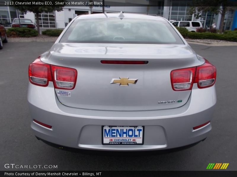 Silver Ice Metallic / Jet Black 2013 Chevrolet Malibu ECO
