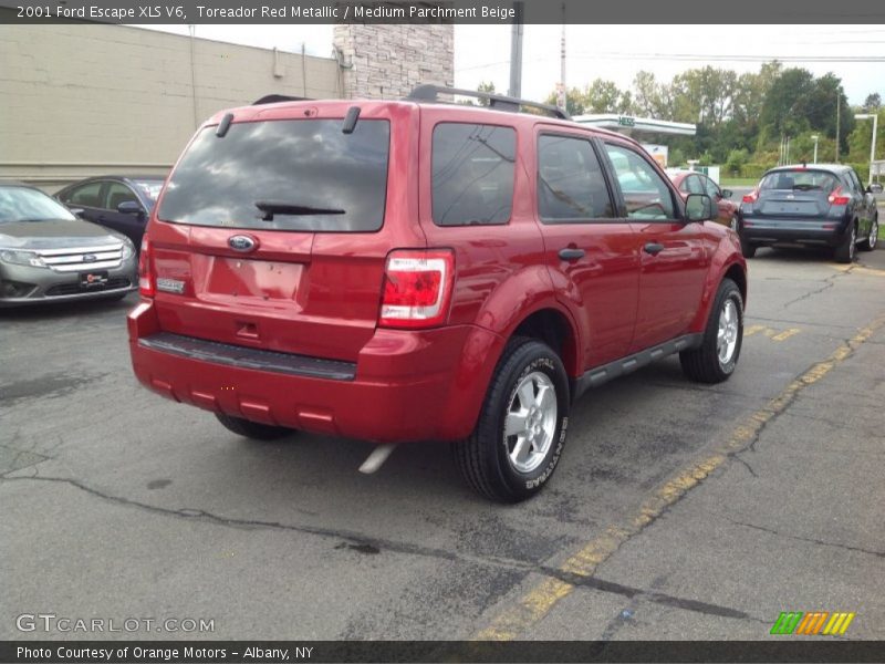 Toreador Red Metallic / Medium Parchment Beige 2001 Ford Escape XLS V6