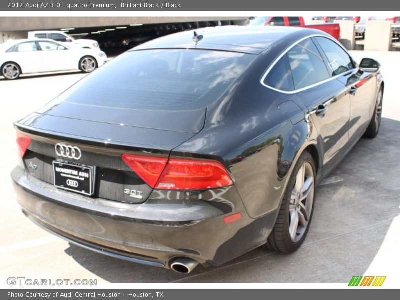 Brilliant Black / Black 2012 Audi A7 3.0T quattro Premium