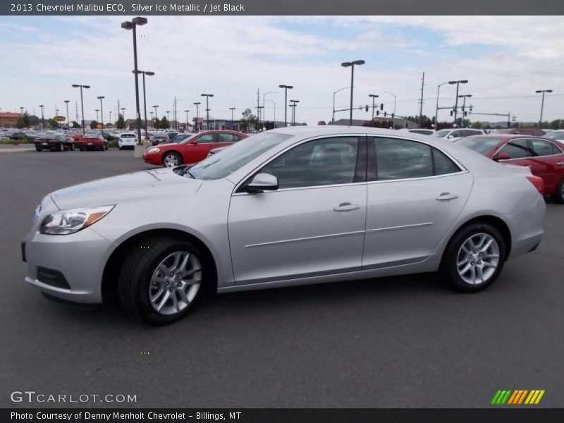 Silver Ice Metallic / Jet Black 2013 Chevrolet Malibu ECO