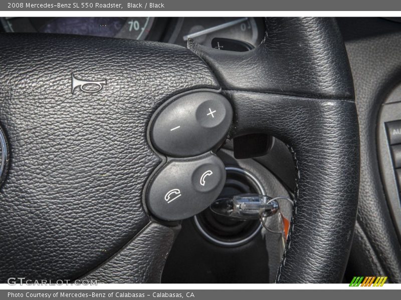 Black / Black 2008 Mercedes-Benz SL 550 Roadster