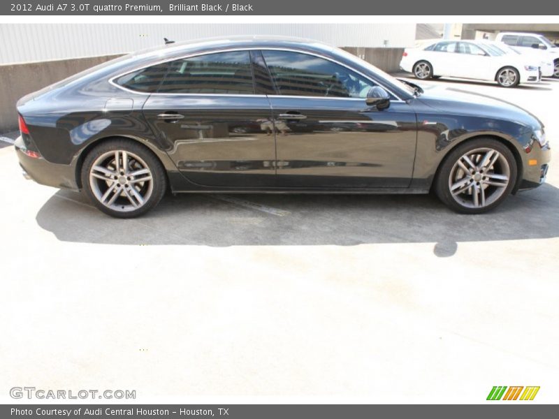 Brilliant Black / Black 2012 Audi A7 3.0T quattro Premium