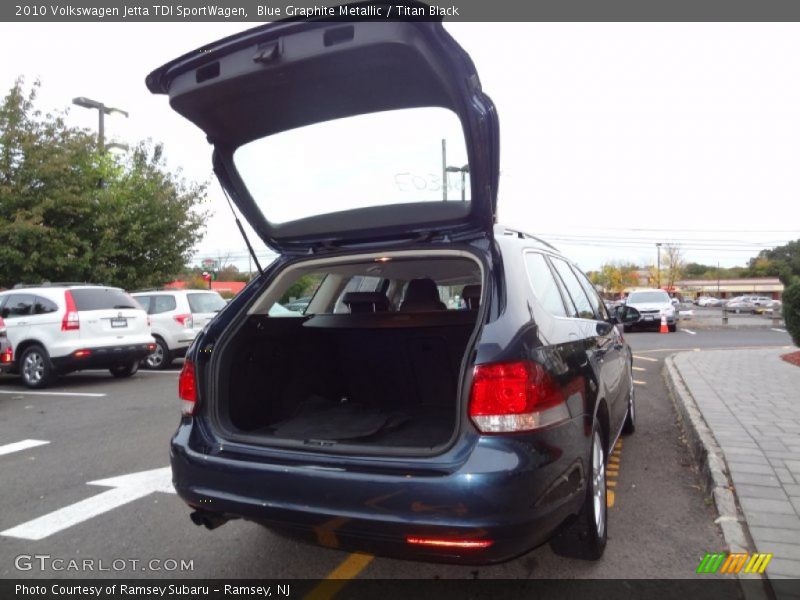 Blue Graphite Metallic / Titan Black 2010 Volkswagen Jetta TDI SportWagen