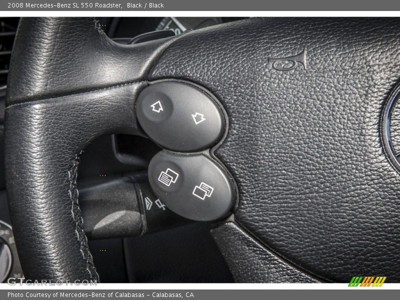 Black / Black 2008 Mercedes-Benz SL 550 Roadster