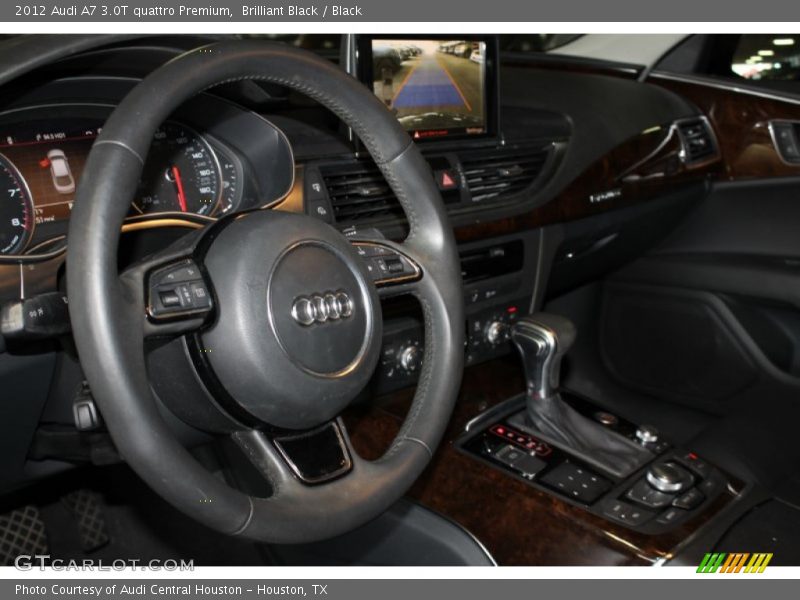 Brilliant Black / Black 2012 Audi A7 3.0T quattro Premium