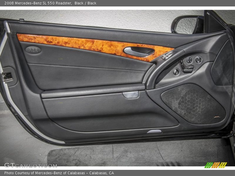 Black / Black 2008 Mercedes-Benz SL 550 Roadster