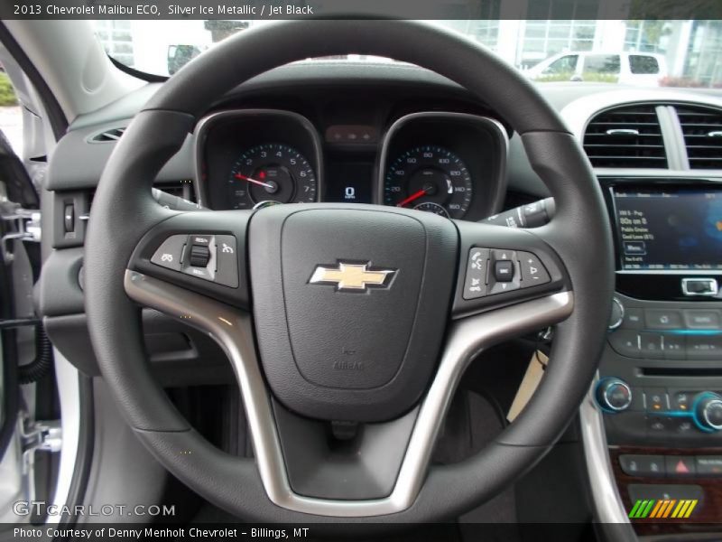 Silver Ice Metallic / Jet Black 2013 Chevrolet Malibu ECO