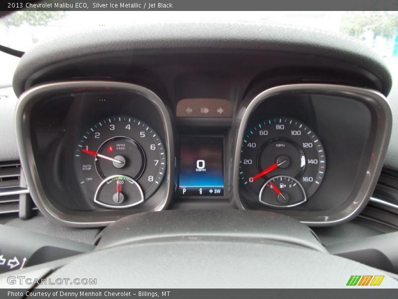 Silver Ice Metallic / Jet Black 2013 Chevrolet Malibu ECO