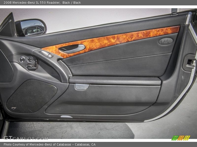 Black / Black 2008 Mercedes-Benz SL 550 Roadster
