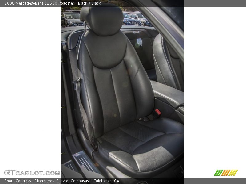 Black / Black 2008 Mercedes-Benz SL 550 Roadster