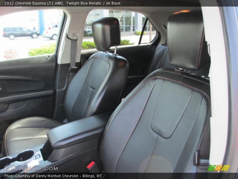 Twilight Blue Metallic / Jet Black 2012 Chevrolet Equinox LTZ AWD