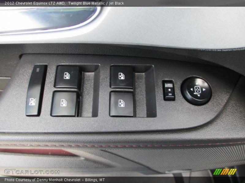 Twilight Blue Metallic / Jet Black 2012 Chevrolet Equinox LTZ AWD