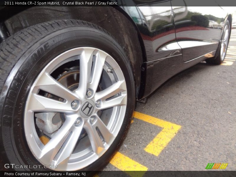 Crystal Black Pearl / Gray Fabric 2011 Honda CR-Z Sport Hybrid