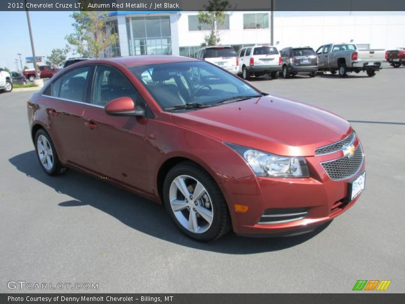 Autumn Red Metallic / Jet Black 2012 Chevrolet Cruze LT