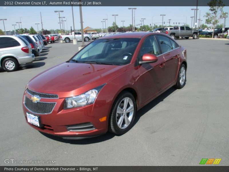Autumn Red Metallic / Jet Black 2012 Chevrolet Cruze LT