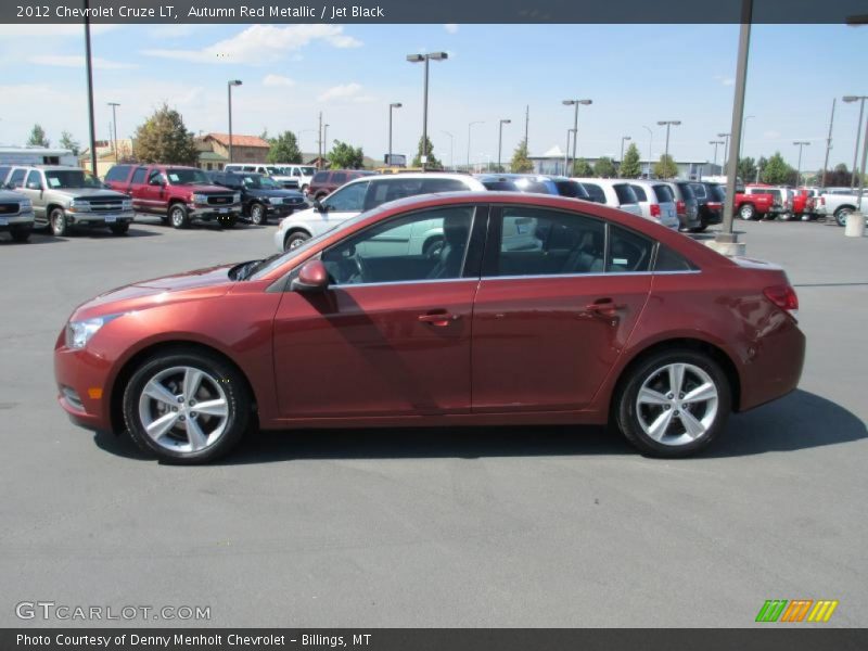 Autumn Red Metallic / Jet Black 2012 Chevrolet Cruze LT