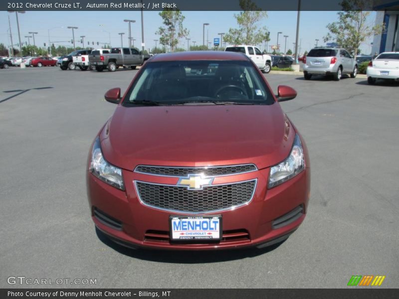Autumn Red Metallic / Jet Black 2012 Chevrolet Cruze LT