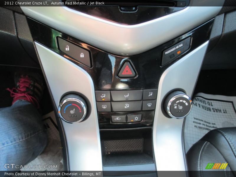 Autumn Red Metallic / Jet Black 2012 Chevrolet Cruze LT
