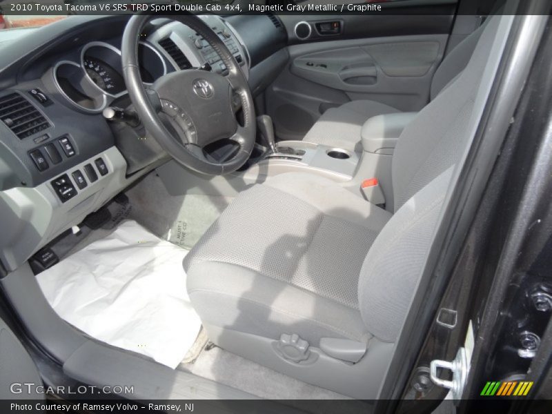 Magnetic Gray Metallic / Graphite 2010 Toyota Tacoma V6 SR5 TRD Sport Double Cab 4x4