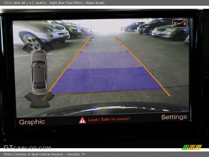 Night Blue Pearl Effect / Balao Brown 2012 Audi A8 L 4.2 quattro