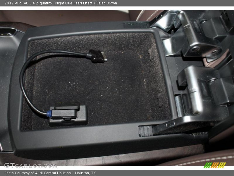 Night Blue Pearl Effect / Balao Brown 2012 Audi A8 L 4.2 quattro