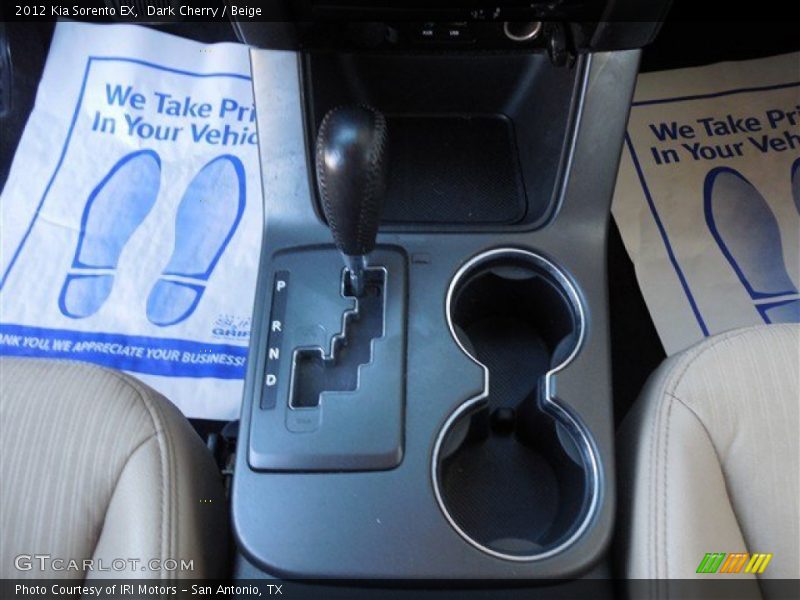 Dark Cherry / Beige 2012 Kia Sorento EX