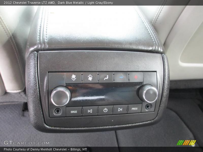 Dark Blue Metallic / Light Gray/Ebony 2012 Chevrolet Traverse LTZ AWD