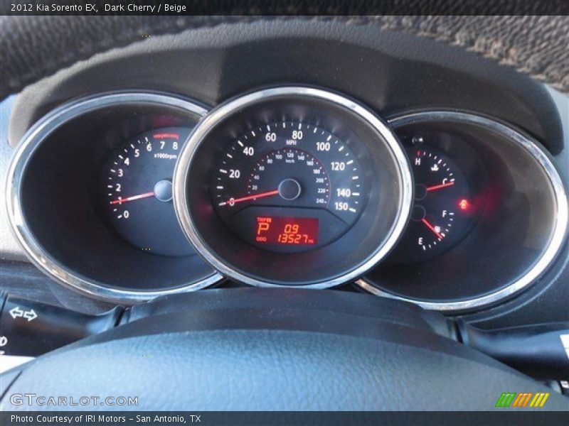 Dark Cherry / Beige 2012 Kia Sorento EX