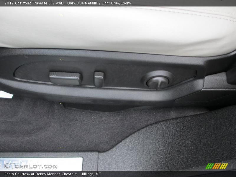 Dark Blue Metallic / Light Gray/Ebony 2012 Chevrolet Traverse LTZ AWD