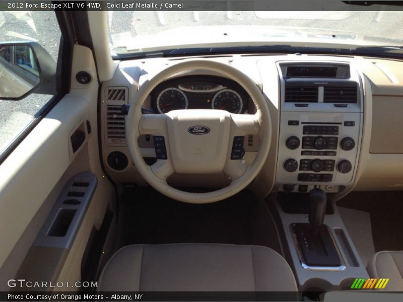 Gold Leaf Metallic / Camel 2012 Ford Escape XLT V6 4WD