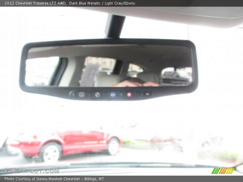 Dark Blue Metallic / Light Gray/Ebony 2012 Chevrolet Traverse LTZ AWD