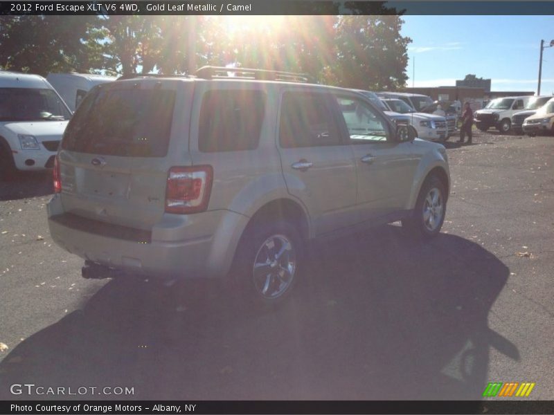 Gold Leaf Metallic / Camel 2012 Ford Escape XLT V6 4WD