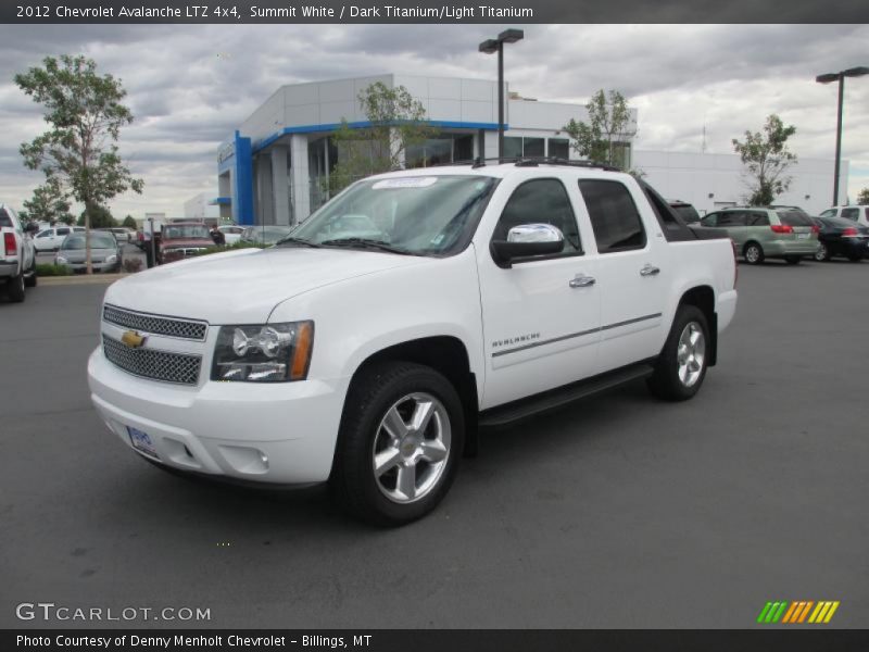 Summit White / Dark Titanium/Light Titanium 2012 Chevrolet Avalanche LTZ 4x4