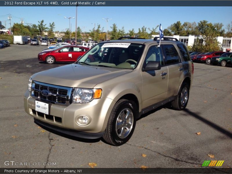 Gold Leaf Metallic / Camel 2012 Ford Escape XLT V6 4WD