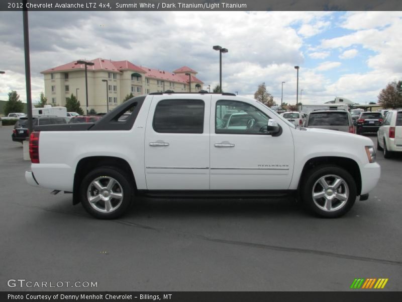 Summit White / Dark Titanium/Light Titanium 2012 Chevrolet Avalanche LTZ 4x4