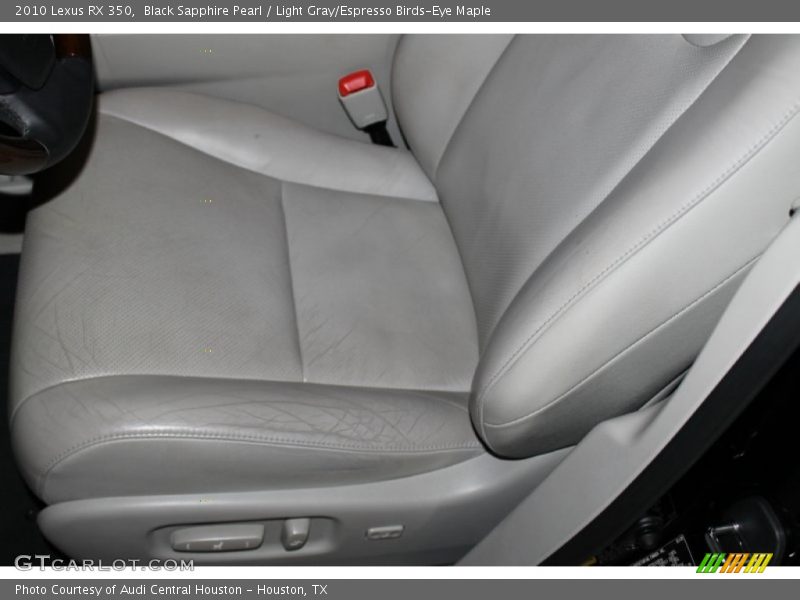 Black Sapphire Pearl / Light Gray/Espresso Birds-Eye Maple 2010 Lexus RX 350