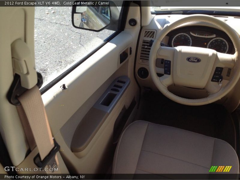 Gold Leaf Metallic / Camel 2012 Ford Escape XLT V6 4WD