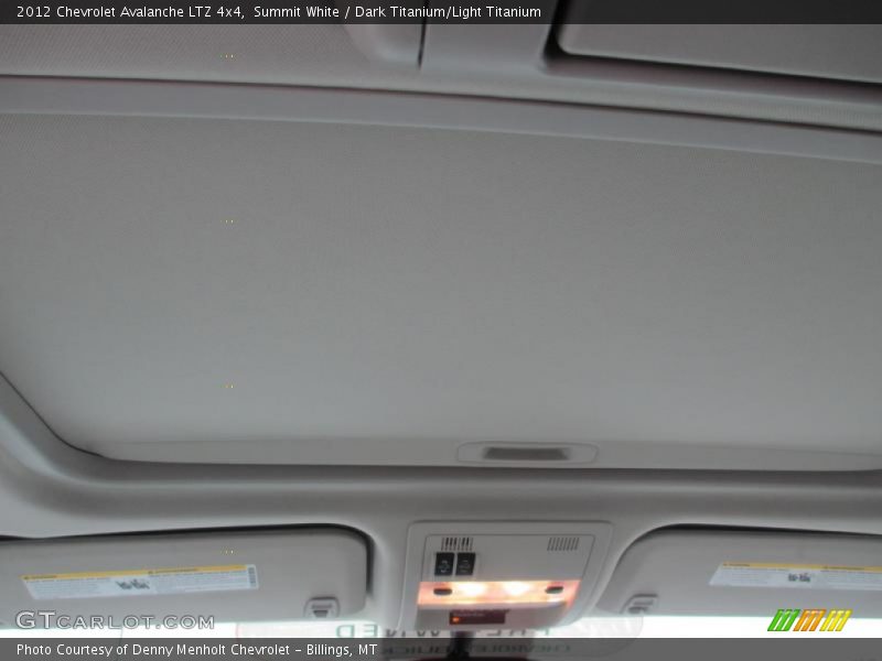 Summit White / Dark Titanium/Light Titanium 2012 Chevrolet Avalanche LTZ 4x4